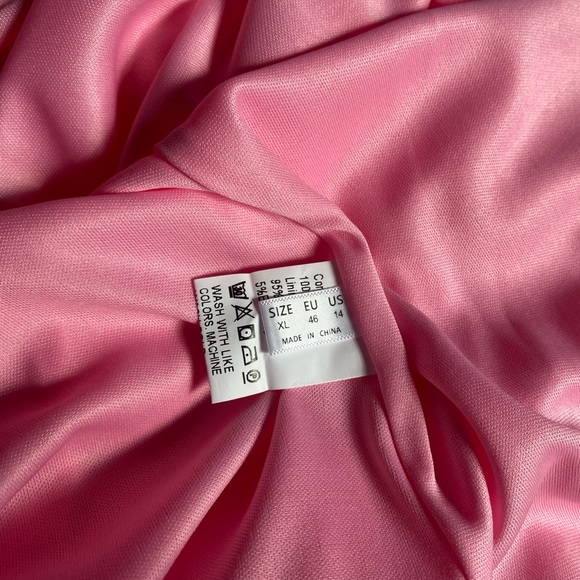 NWOT Unbranded Two-piece Pink Crop Top and Matching Maxi Skirt, size XL - Picture 7 of 7